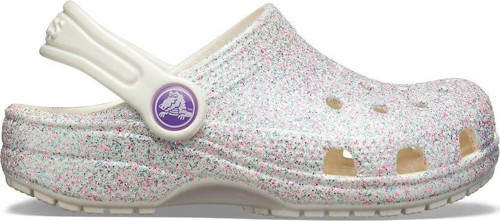 Classic Glitter Clog Kız Çocuk Terlik Gümüş 206992-159