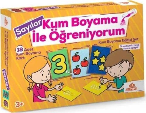 Eğitici Kum Boyama Seti İle Sayıları Öğreniyorum