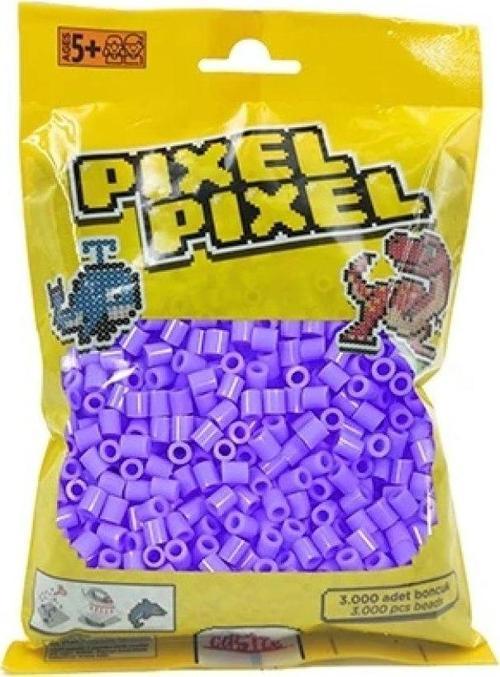 Pixel Pixel 3000 Adet Midi Boncuk Mor
