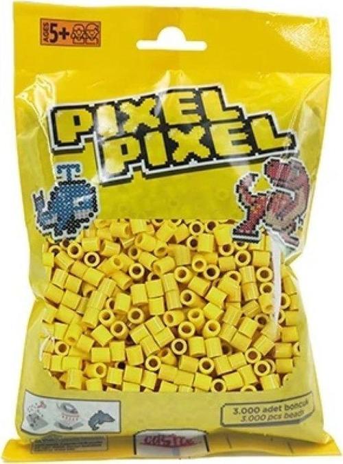 Pixel Pixel 3000 Adet Midi Boncuk Sarı