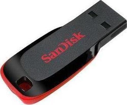 128 GB SANDISK CRUZER BLADE BLACK USB BELLEK 2.0 SDCZ50-128G-B35 