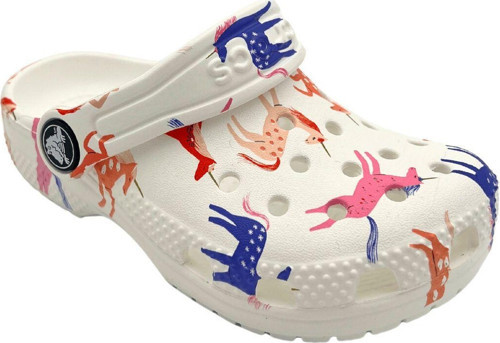 Classic Character Print T Bebek Beyaz Terlik