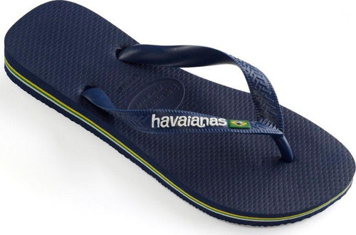 Hav. Brasıl Mıx Navy Blue/Ruby Red Erkek Terlik