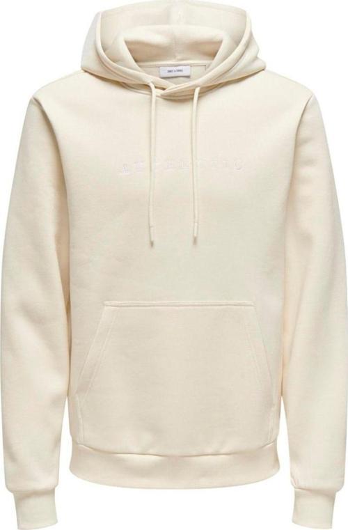 Kapüşon Yaka Beyaz Erkek Sweatshırt Onsconnor Authentıc Reg Hoodıe Swea