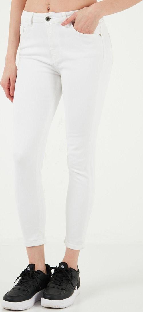 Pamuklu Skinny Fit Dar Paça Jeans Kot Pantolon 24Y0565K1