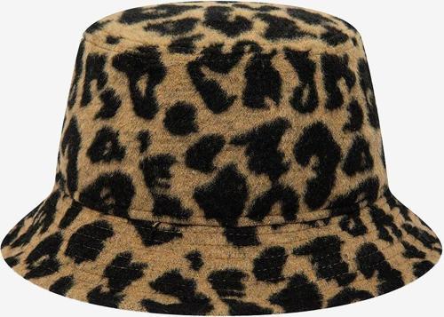 Wmns Leopard Bucket Newera Camblk Kadın Bej Şapka 60364193-06