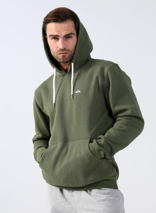 Quıksilver Kapüşon Yaka Haki Erkek Sweatshırt Eqyft04523Bayrıse M Otlr