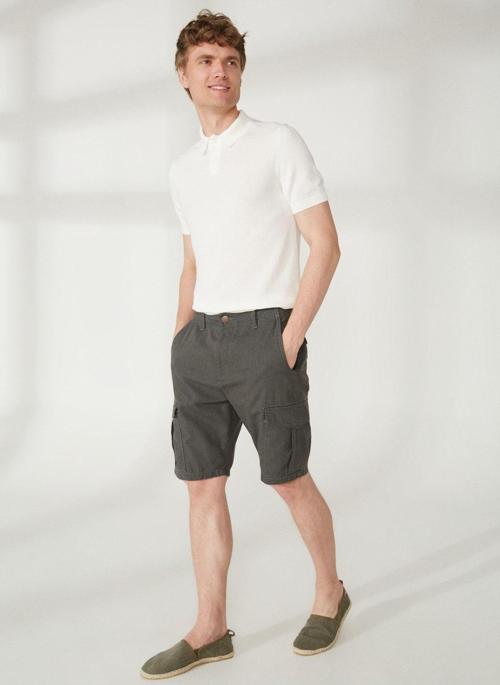 Regular Fit Haki Erkek Şort W231091801_Non Denim Şort