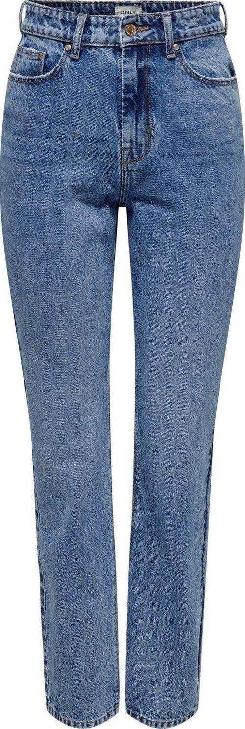 Kadın Denim Yüksek Bel Düz Kesim Kot Pantolon - 15311652