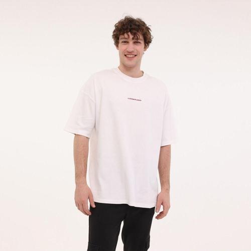 Franco 11Ff18 Erkek Ekru Yuvarlak Yaka Tişört