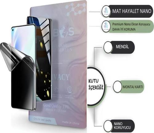 Tecno Camon 18 NANO Ekran Koruyucu ULTRA İnce Esnek - Mat Hayalet Umbos