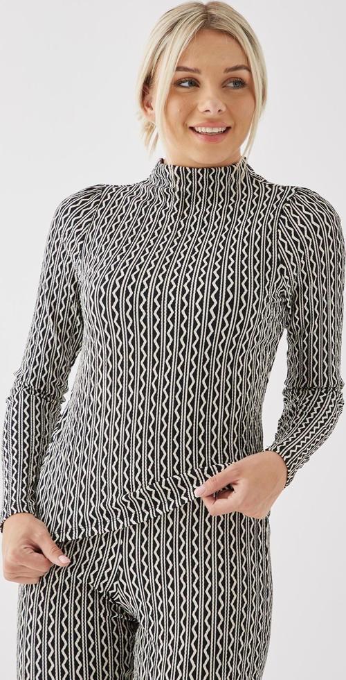 Fashıon Frıends Desenli Kadın Bluz 23K0853K1