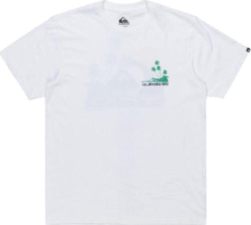 Quıksilver Palm Lines Ss Erkek Beyaz Günlük Stil T-Shirt Eqyzt08057-908