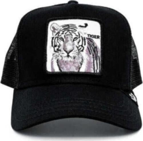 . Silver Tiger (Kaplan Figürlü ) Siyah,Beyaz Şapka 101-0720 Beyaz Standar