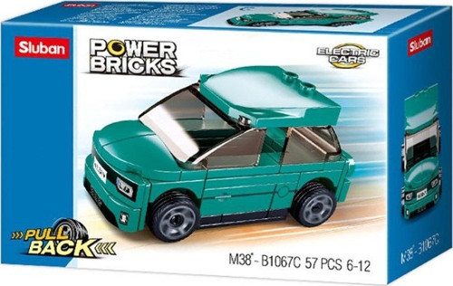 Power Bricks Çek Bırak - Yeşil Araba