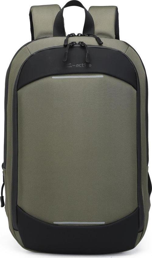 C-Active Laptop Gözlü Erkek Sırt Çantası Oxford Kumaş 8620 Yeşil