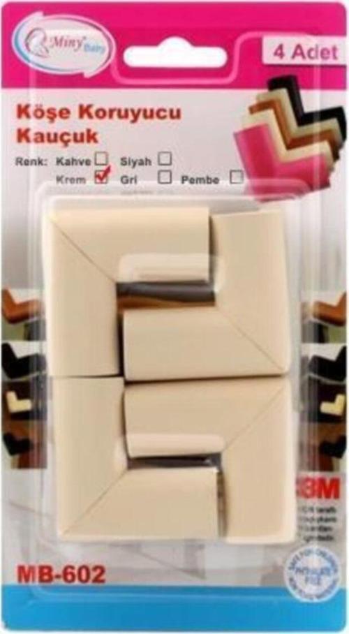 Dörtlü Krem Köşe Koruyucu