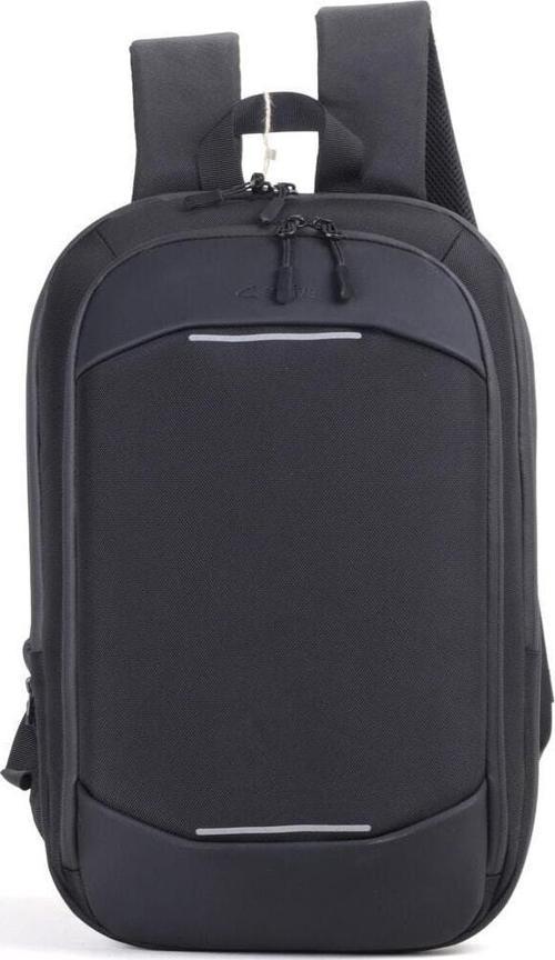 C-Active Laptop Gözlü Erkek Sırt Çantası Oxford Kumaş 8620 Siyah