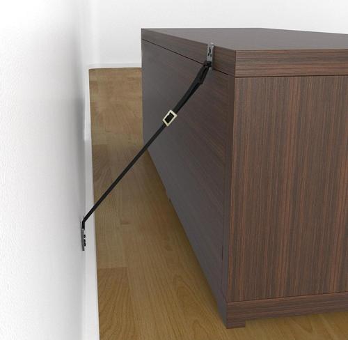 Eşya Tv Sabitleme Deprem Güvenliği Kayışı-metal Başlıklı