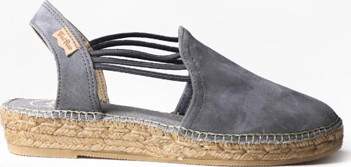 Kadın Sandalet Nuria Toni Pons Elastic Suede Grey (Gris)