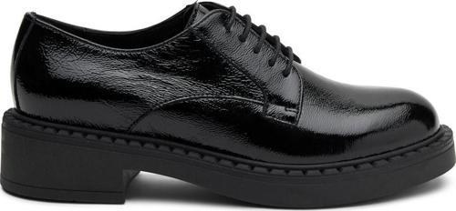Kadın Oxford ( Klasik) 97U1 Frau NAPLACK Lace-UP Nero
