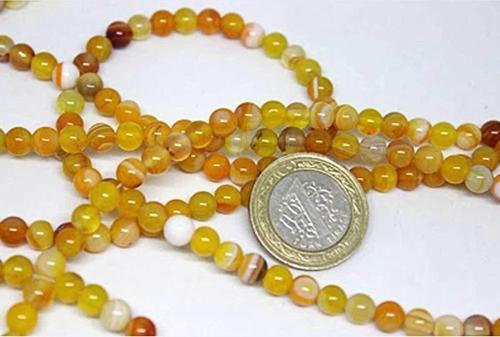 Akik Taşı 6mm/10 Adet (7999-1)
