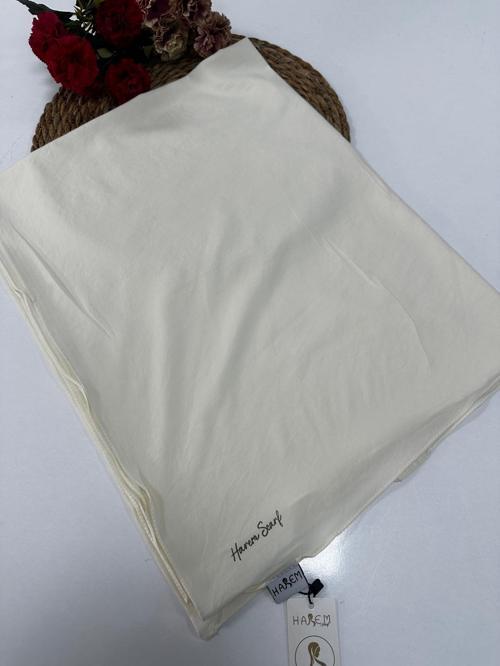 Asya Pamuk Şal Ekru HFA0108