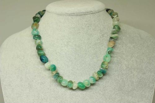 Akik Taşı Kolye 8-10mm Aralığı (klipsli) (23865)