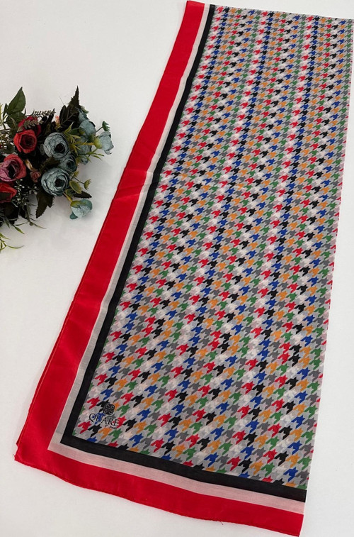 Quare Soft Pamuklu Desenli Şal LDSQ1008