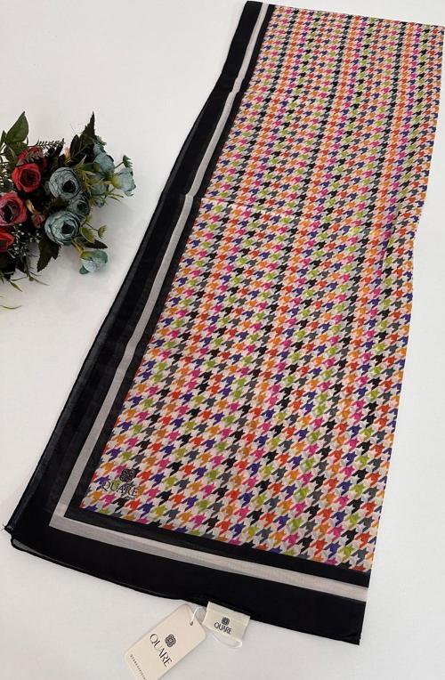 Quare Soft Pamuklu Desenli Şal LDSQ1009
