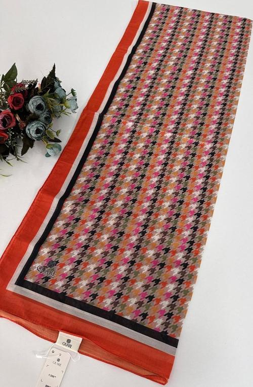 Quare Soft Pamuklu Desenli Şal LDSQ1012