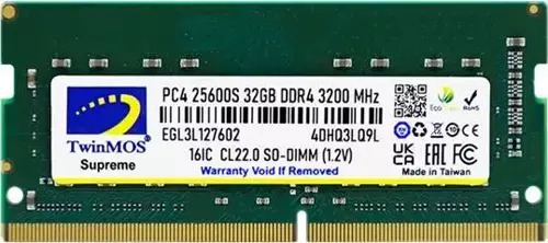 32 GB DDR4 3200 TWINMOS MDD432GB3200N NB