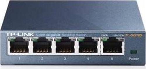 TP-LINK TL-SG105 5 PORT GIGABIT METAL KASA SWITCH