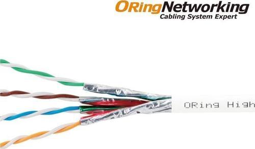 ORING RW-UF06A01WH U/FTP CAT6A 23AWG LSZH 500MHZ 500 METRE BAKIR BEYAZ RENK NETWORK KABLOSU 