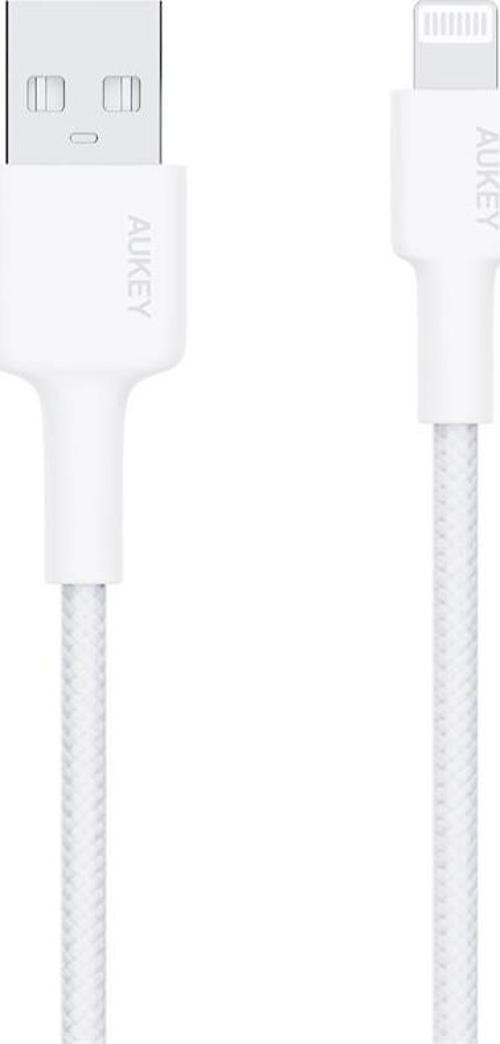 CB-BAL7-WH NAYLON ÖRGÜLÜ USB-A LİGHTNİNG KABLOSU 0.9MT