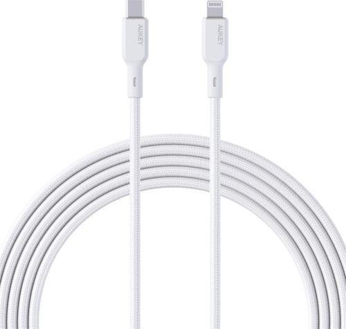 CB-NCL1-WH NAYLON ÖRGÜLÜ 3A 480MBPS TYPE-C LIGHTNING KABLOSU 1.8MT