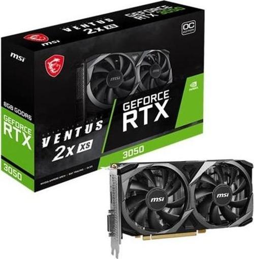 GEFORCE RTX3050 VENTUS 2X XS WHITE 8G OC 8GB GDDR6 128BIT 1XHDMI 1XDP 1XDVI EKRAN KARTI