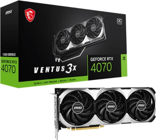 GEFORCE RTX4070 VENTUS 3X 12G OC 12GB 192BIT GDDR6X 1XHDMI 3XDP EKRAN KARTI