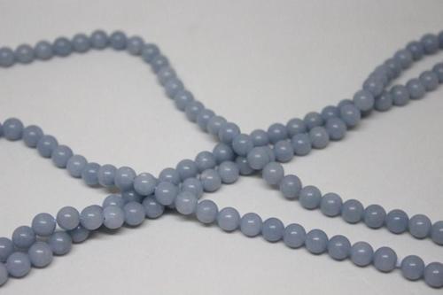 Angelit Taşı Yarım Dizi 6mm (18cm Uzunluğundadır)