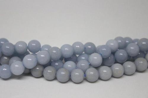 Angelit Taşı Yarım Dizi 8mm (18cm Uzunluğundadır)