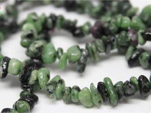 Anyolit (RUBİZOİT, RUBYZOİSİT) Taşı Doğal Küçük Taşlar Dizi - 80cm