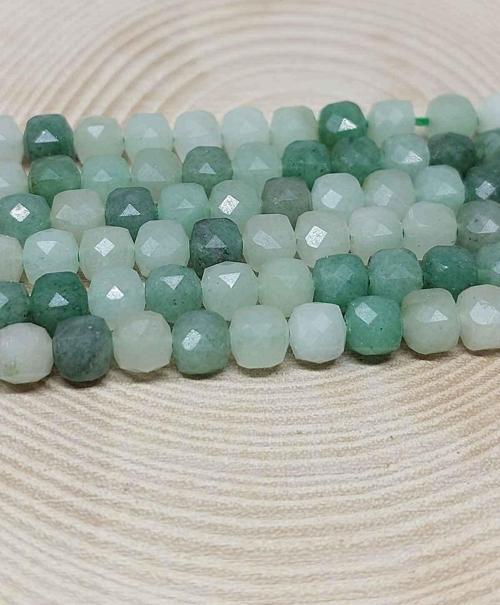 Aventurin Taşı Küp Şekilli Dizi 5,5mm