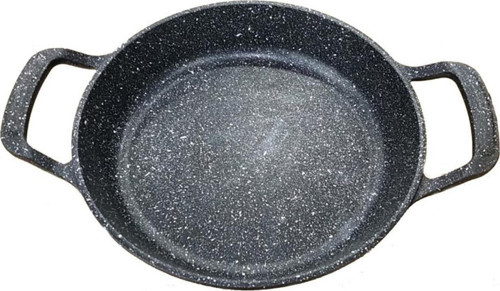 Döküm Sağan Ömür Boyu Garanti 18Cm Granit Pik Döküm Yumurta Sahanı Tava Yanmaz Yapışmaz İç Dış Yüzey
