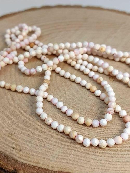 Beyaz Opal Taşı Dizi 3mm