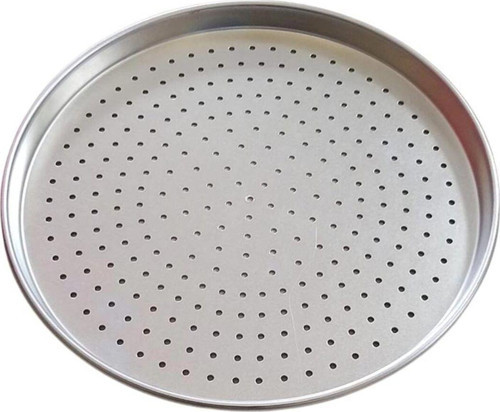 34 Cm Delikli Alüminyum Yapışmaz Pizza Tepsisi Tavası