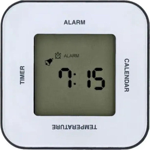 Four Direction Digital Clock \ Alarm Tarih Ve Saat Ayarlı Mini Masa Saati