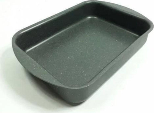 Granit Köşeli Tepsi Yanmaz Yapışmaz Dayanıklı 35X25 Yerli Fırın Tepsisi