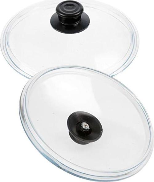 20Cm Tencere Ve Tavalar İçin Cam Tencere Kapağı Yüksek Isıya Ocak + Fırına Dayanıklı Pyrex Cam Kapak