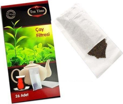 Tea Time Sağlıklı Hijyenik Çay Demleme Filtresi 26 Adet