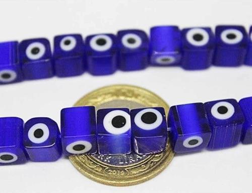 Cam Boncuk 8mm*7mm/10 Adet (11354-1)